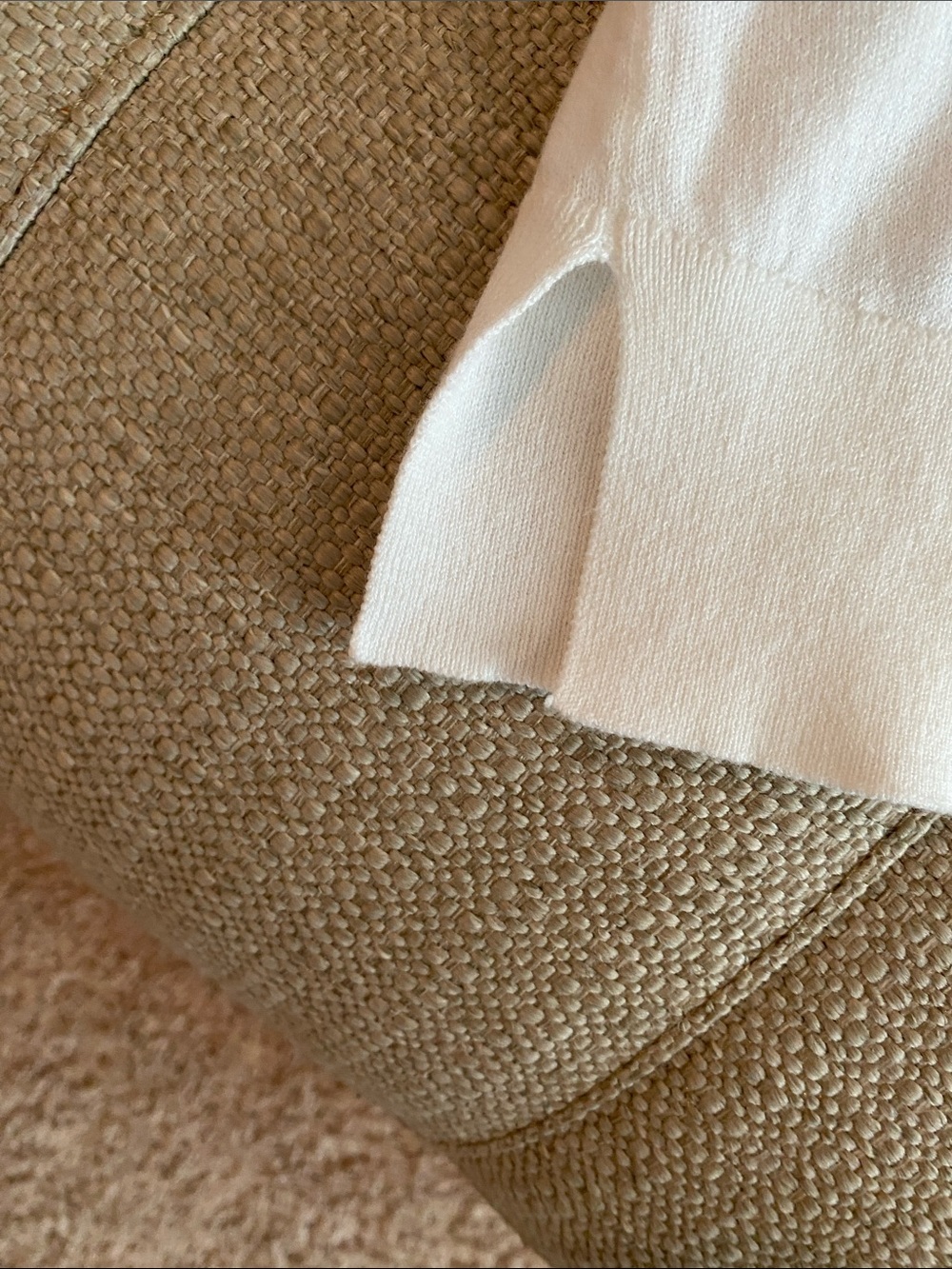 LOFT White Lightweight Cardigan - Picture 5 of 7